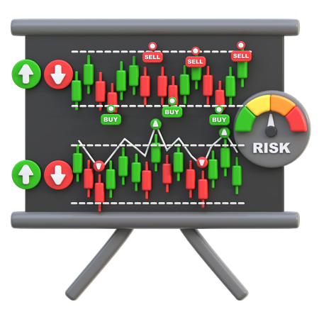 Trading Presentation  3D Icon