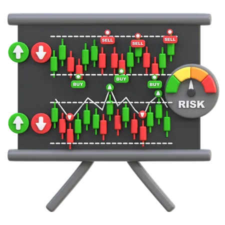 Trading Presentation  3D Icon