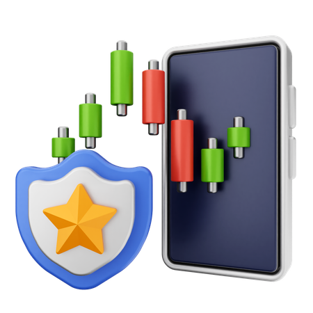 Trading Protection  3D Icon