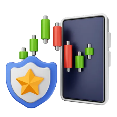 Trading Protection  3D Icon