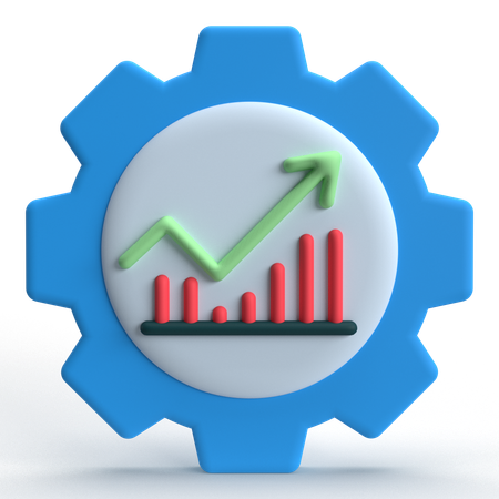 Trading Setting  3D Icon
