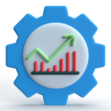 Trading Setting  3D Icon