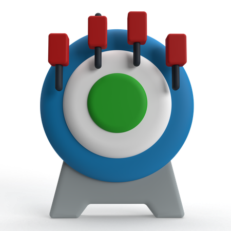 Trading Target  3D Icon