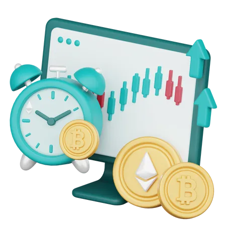Trading Time  3D Icon