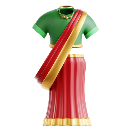 Traditional Attire  3D Icon