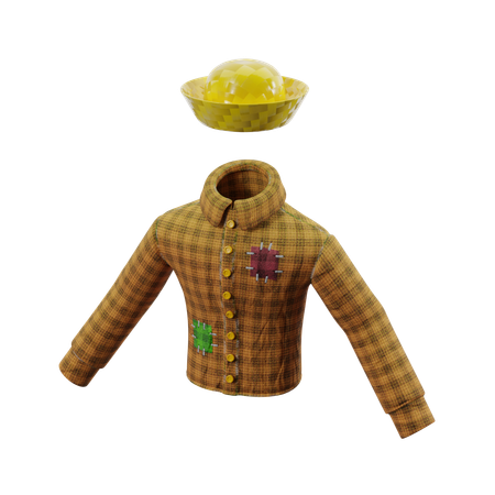 Traditional Brazilian Clothing  3D Icon