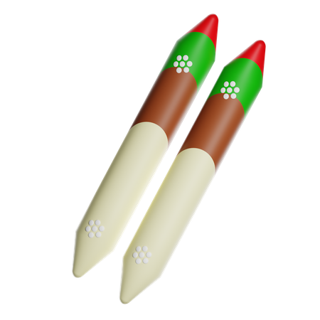 전통 박수  3D Icon