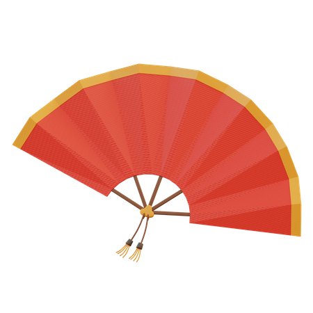 Traditional Fan  3D Icon