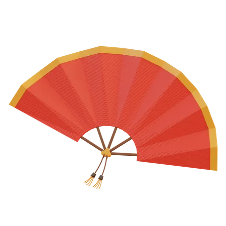 Traditional Fan  3D Icon