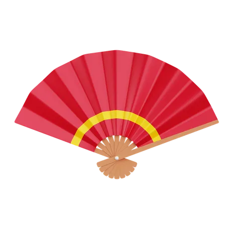 Traditional Fan  3D Icon