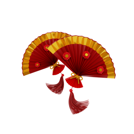 Premium Traditional Fan 3D Icon download in PNG, OBJ or Blend format