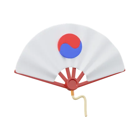 Traditional Fan  3D Icon