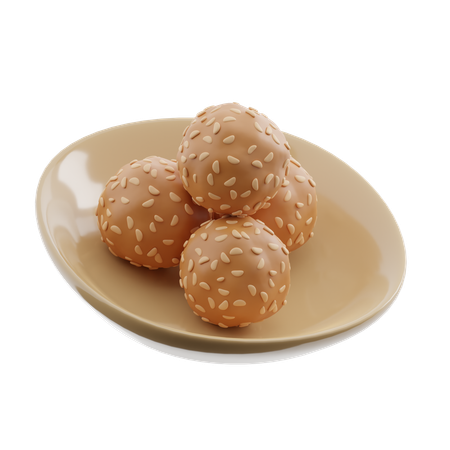 인도네시아 전통 음식은 어디에 있나요?  3D Icon