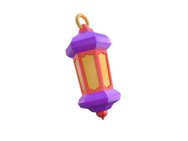 Traditional Lantern 3D Icon