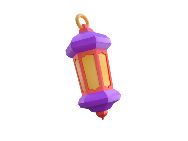 Traditional Lantern 3D Icon