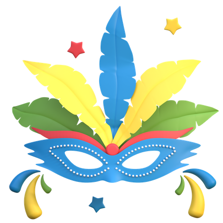 Traditional Mask  3D Icon