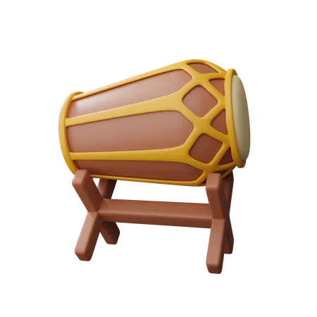 Traditional musical instrument  3D Icon