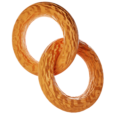 Traditional Pretzel  3D Icon