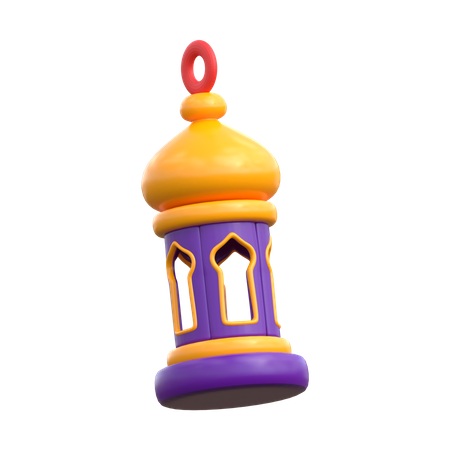 Traditionelle Laterne  3D Icon