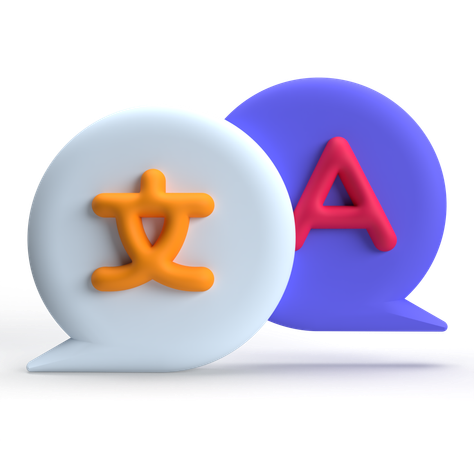 Tradução  3D Icon