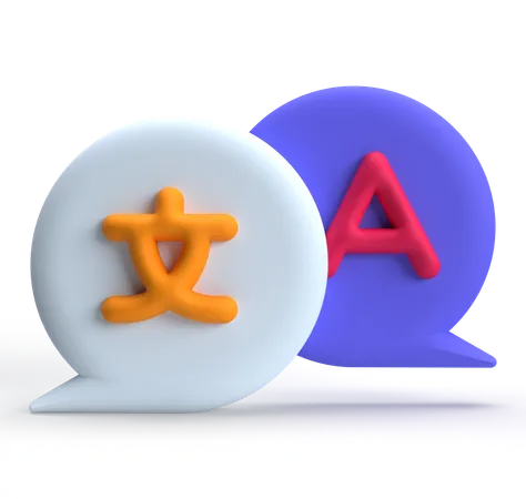 Tradução  3D Icon