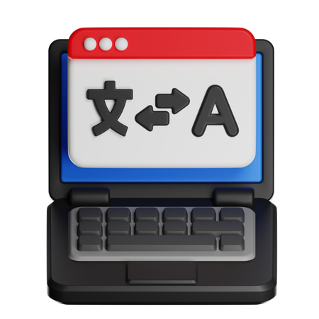 Traductor de idiomas en línea  3D Icon