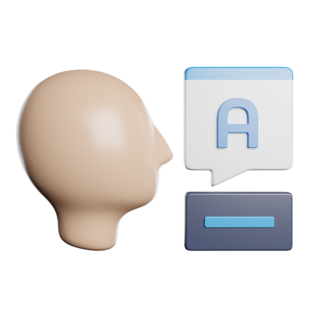 Traducteur de la langue  3D Icon