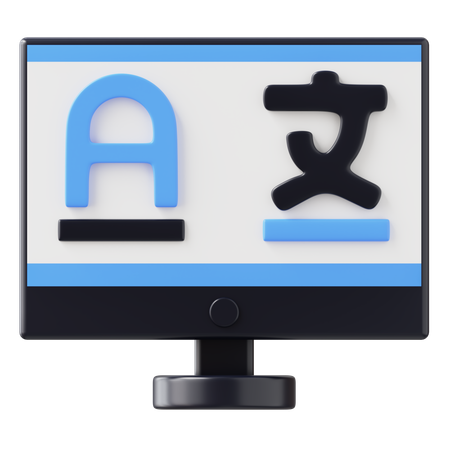 Traduction en ligne  3D Icon