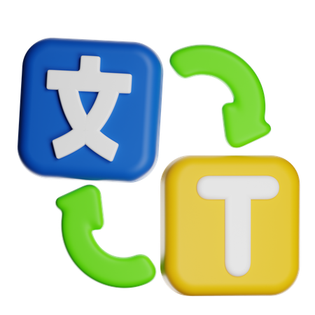 Traductor  3D Icon