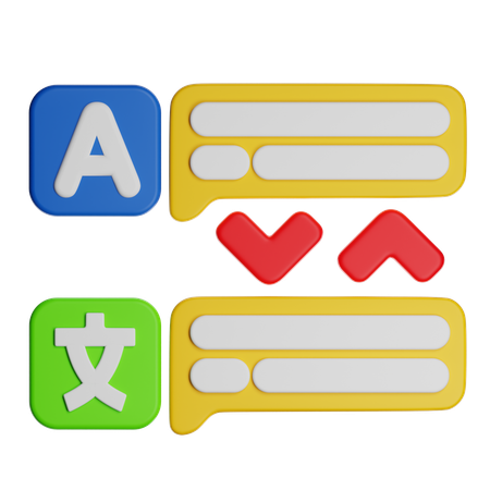 Traductor  3D Icon