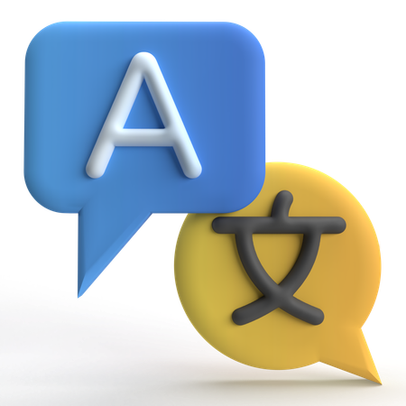 Traduire  3D Icon