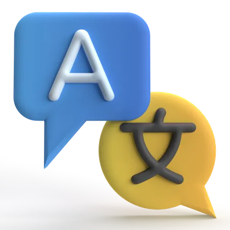 Traduire  3D Icon