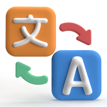 Traduire  3D Icon