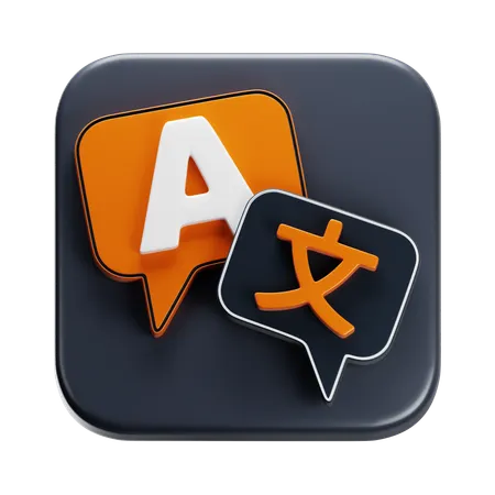 Traduire  3D Icon