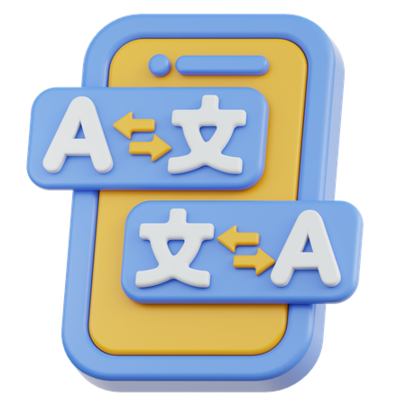 Traduire  3D Icon