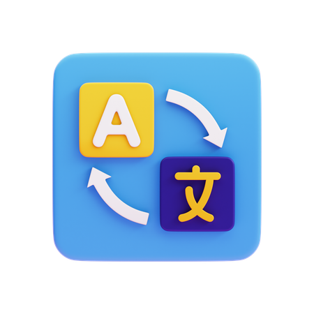 Traduire  3D Icon