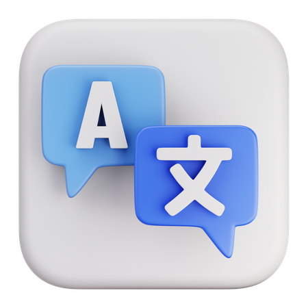 Traduire  3D Icon