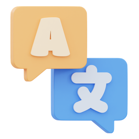 Traduire  3D Icon