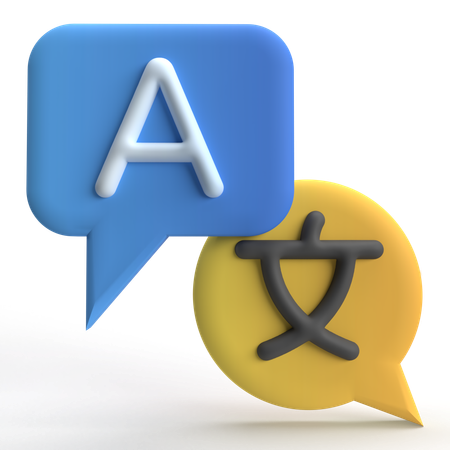 Traduire  3D Icon