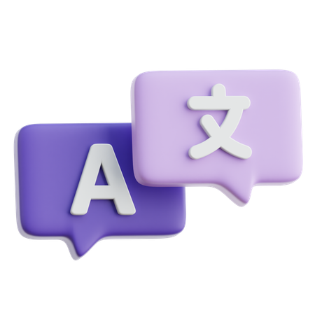 Traduire  3D Icon