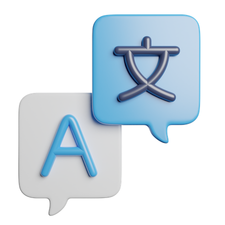 Traduire  3D Icon