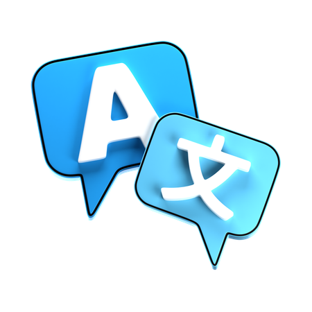 Traduire  3D Icon