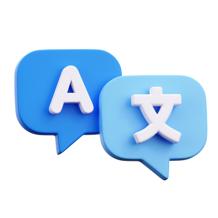 Traduire  3D Icon