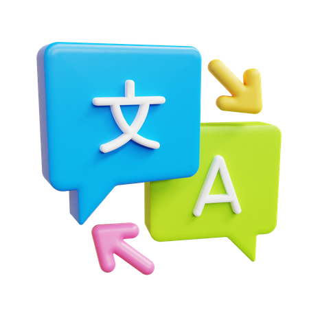 Traduire  3D Icon