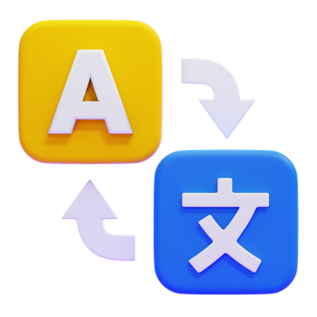Traduire  3D Icon