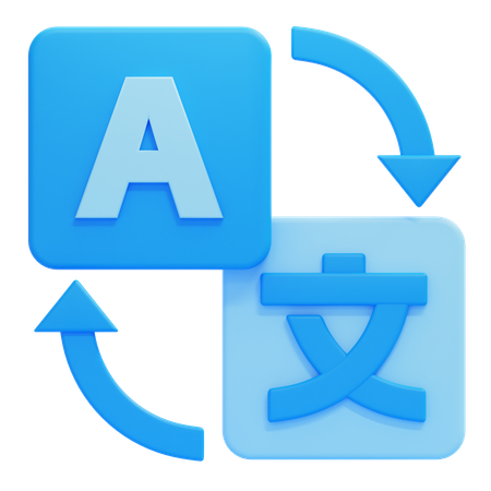 Traduire  3D Icon