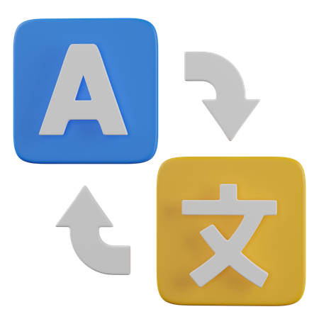 Traduire  3D Icon