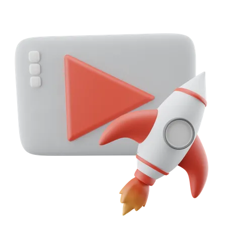 Tráfego de vídeo  3D Icon