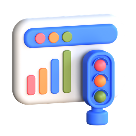 Traffic  3D Icon