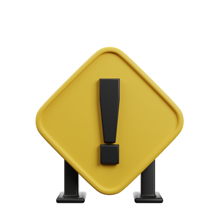 Traffic Barrier  3D Icon